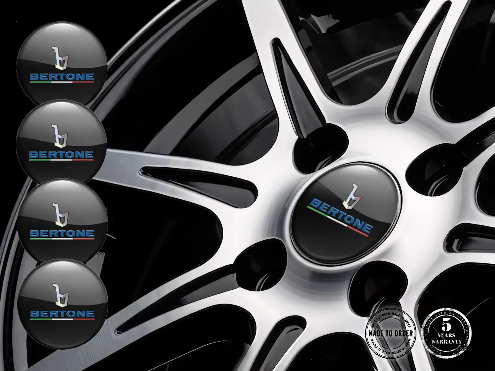Bertone Emblema Bombado Logo Empuje Temporal Sports